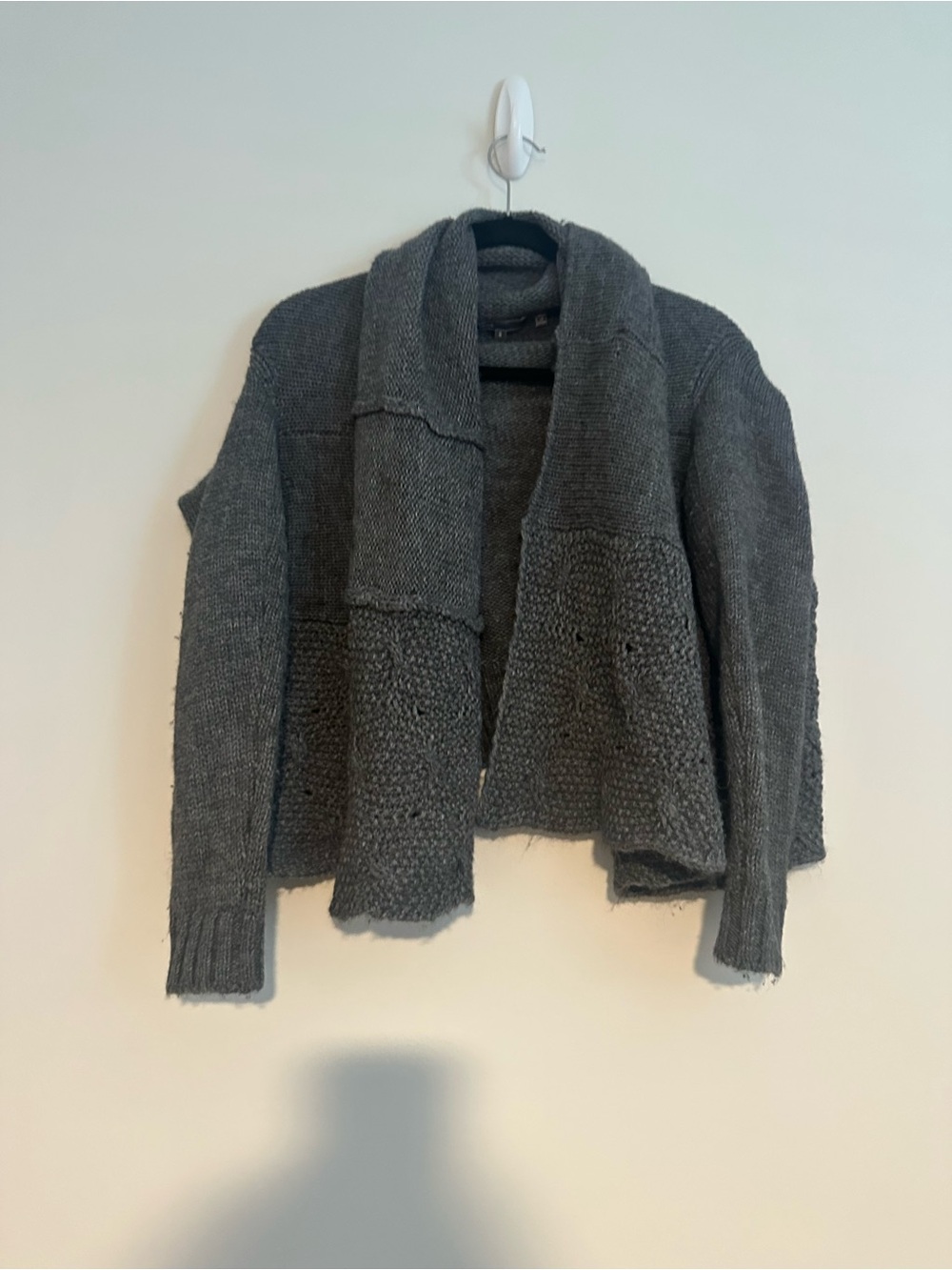 vince cropped cardigan